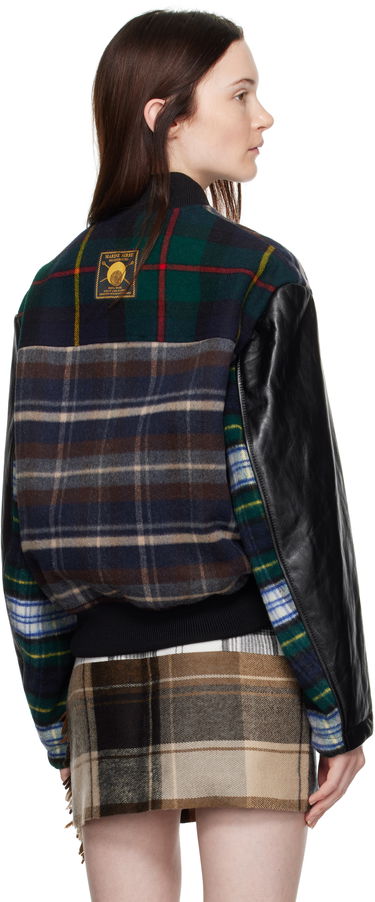 Bomberjacka Marine Serre Regenerated Tartan Bomber Jacket Flerfärgad | UJA062A UWOV0047, 2