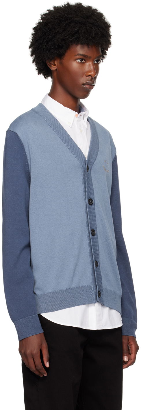 Sweater Paul Smith PS Paul Smith Happy Cardigan Blå | M2R-957Y-N22149-46, 1