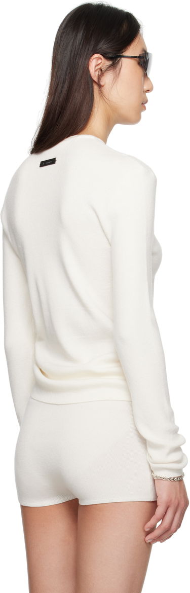 T-shirt Fear of God Fear of God ESSENTIALS Soft Rib Long Sleeve T-Shirt Vit | 192SP257804FW, 2