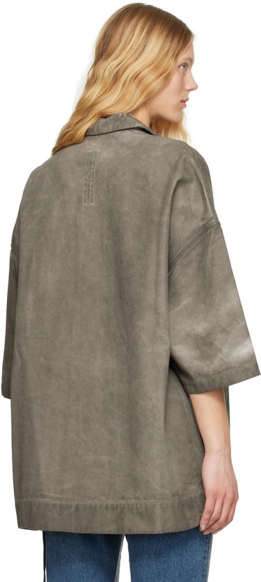 Skjorta Rick Owens Rick Owens DRKSHDW Hollywood Magnum Tommy Shirt Grå | DS01E3206 CVS, 2