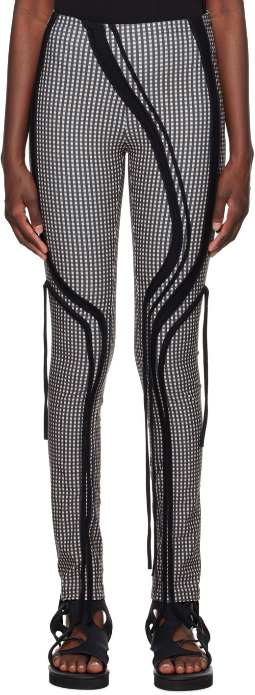 Damasker Ottolinger Ottolinger Strappy Leggings Svart | 501202