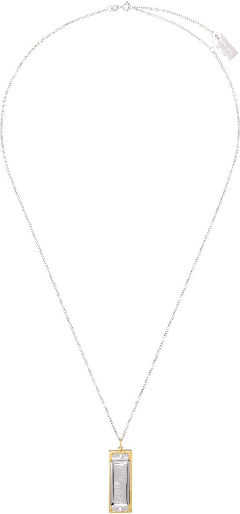 Halsband LEMAIRE LEMAIRE HOHNER Edition Harmonica Pendant Necklace Metallisk | JW0034 LO0042