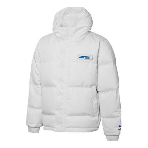 Pufferjacka Puma Padded Down Jacket Vit | 534486-02