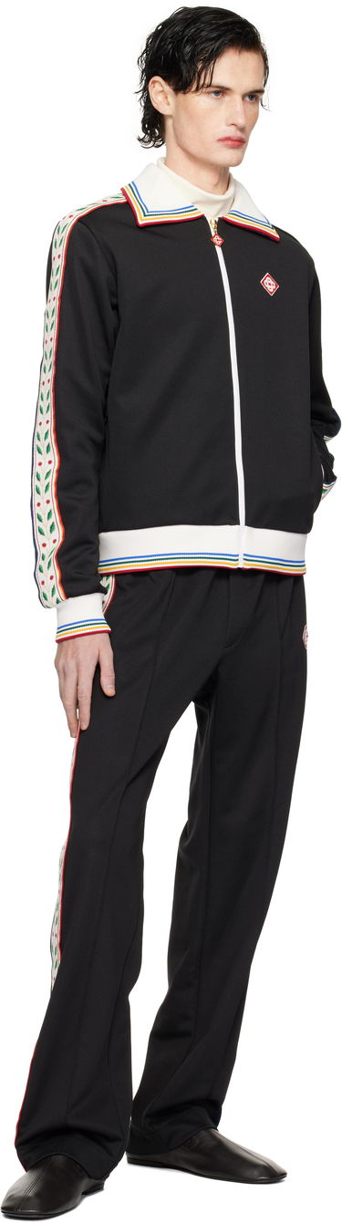 Jacka Casablanca Track Jacket with Stripes Svart | MPS25-JTP-310-01, 3