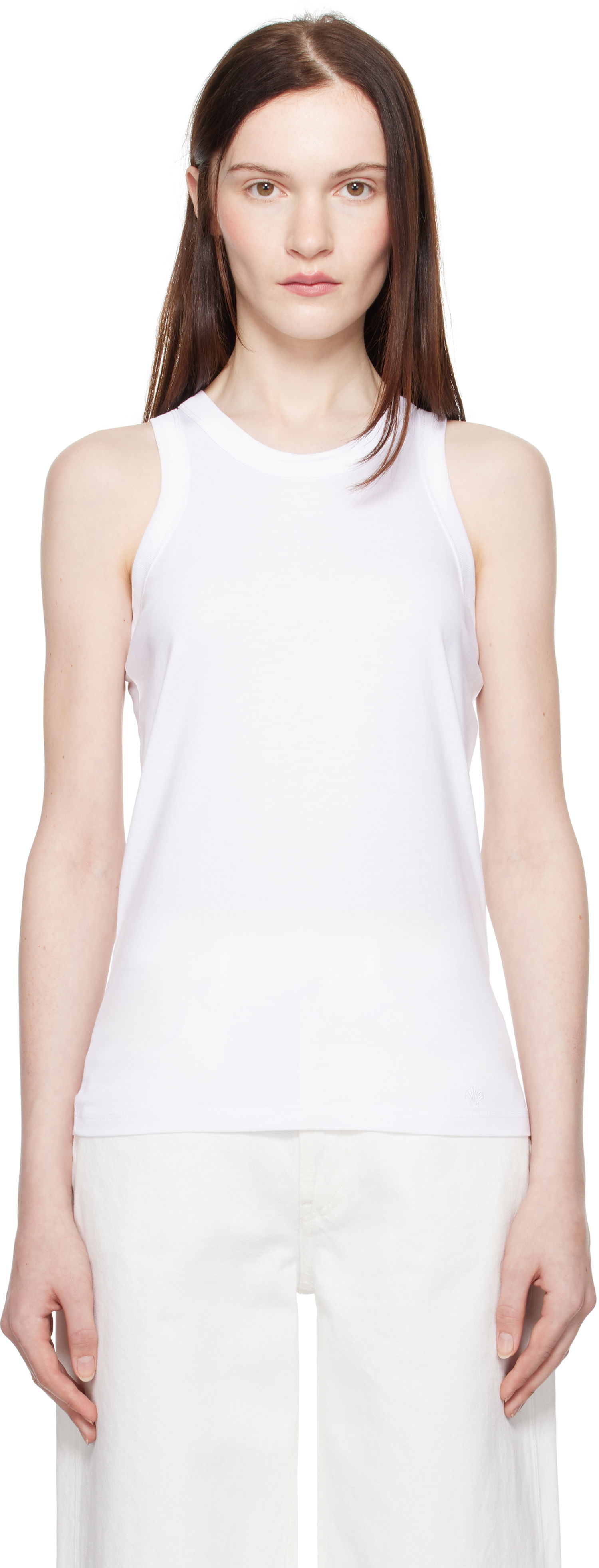 Linne Loulou de Saison Loulou de Saison Poso Tank Top Vit | POSO, 0