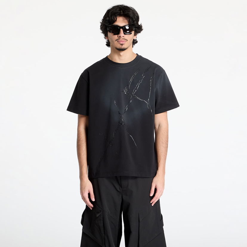 T-shirt HELIOT EMIL HELIOT EMIL Fluxus T-Shirt Svart | PRESS25_M_09_129_BLK01