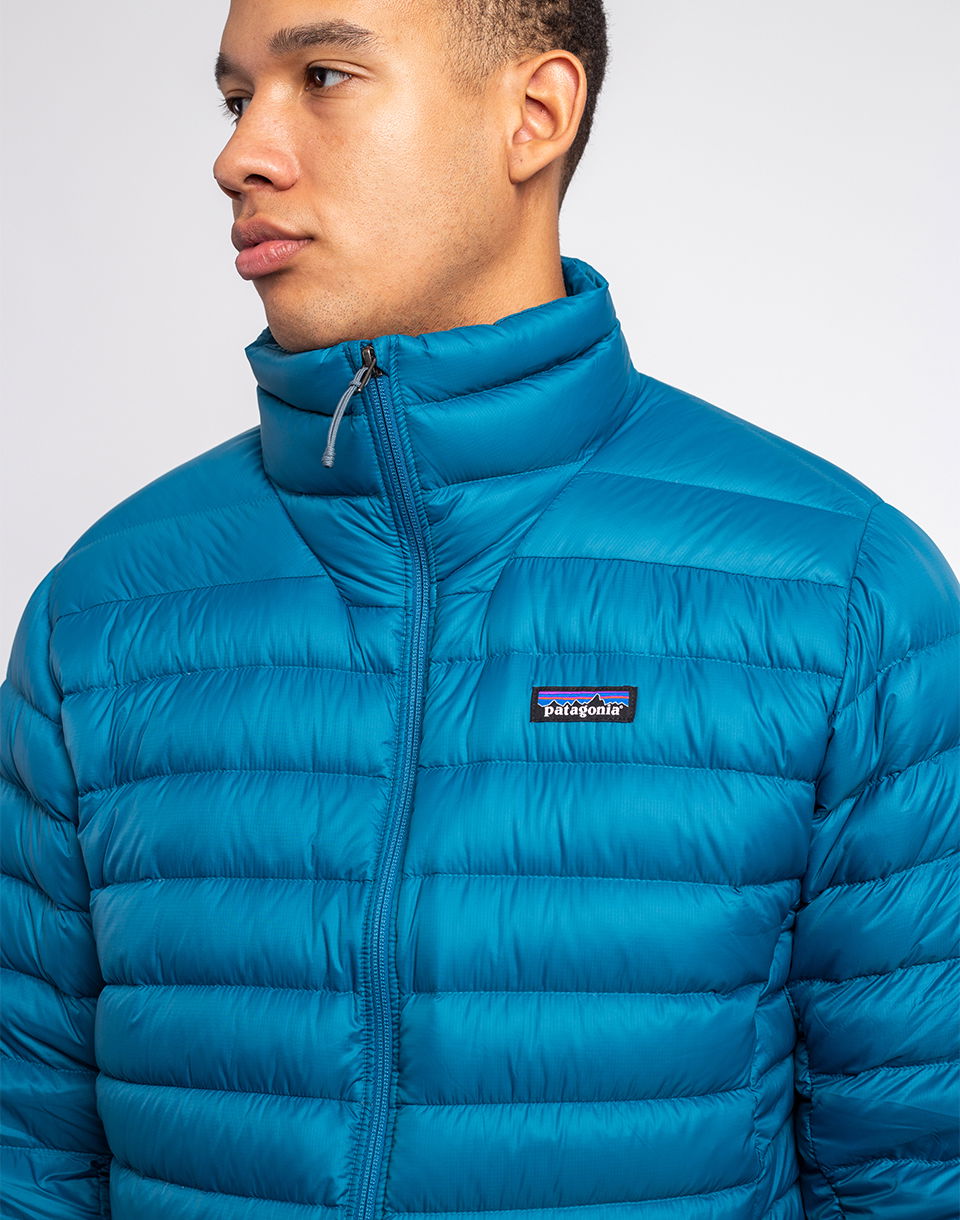 Pufferjacka Patagonia Down Sweater Blå | 84675, 1