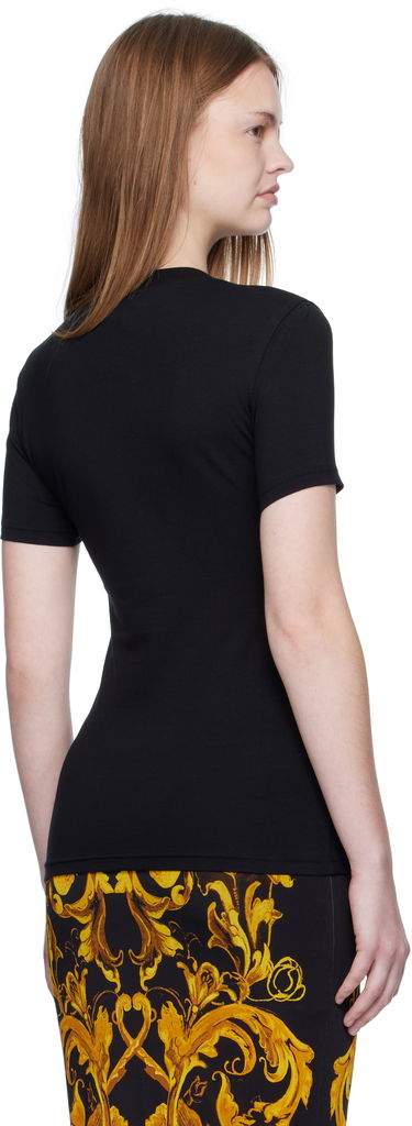 T-shirt Versace Versace Jeans Couture Printed T-Shirt Svart | E79HAHE01_ECJ02E, 2