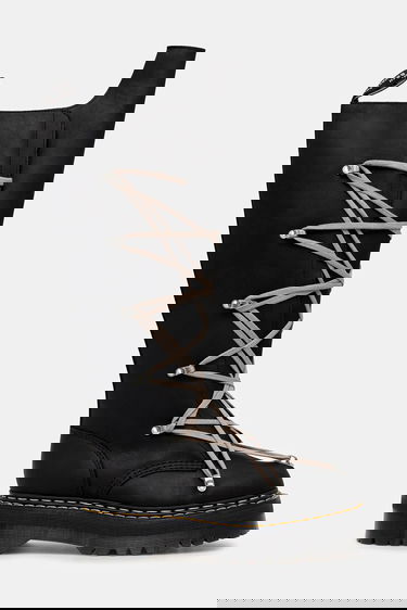 Sneakers och skor Rick Owens Rick Owens DRKSHDW 1B60 Quad Sole Pentalace Platform Boot Svart | DW02E6811.0001, 1