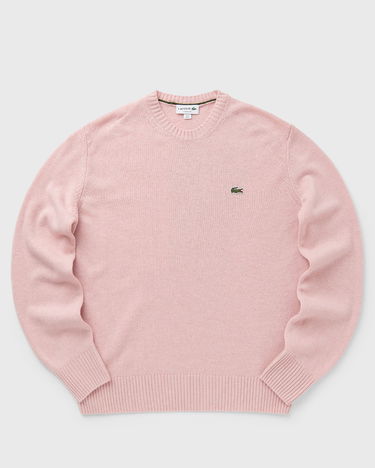 Sweater Lacoste Crew Neck Knit Sweater Rosa | AH2916-9IG, 2