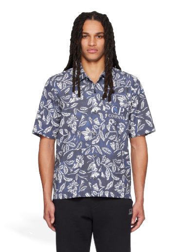 Skjorta C.P. Company Floral Shirt Blå | 14CMSH283A-006532P