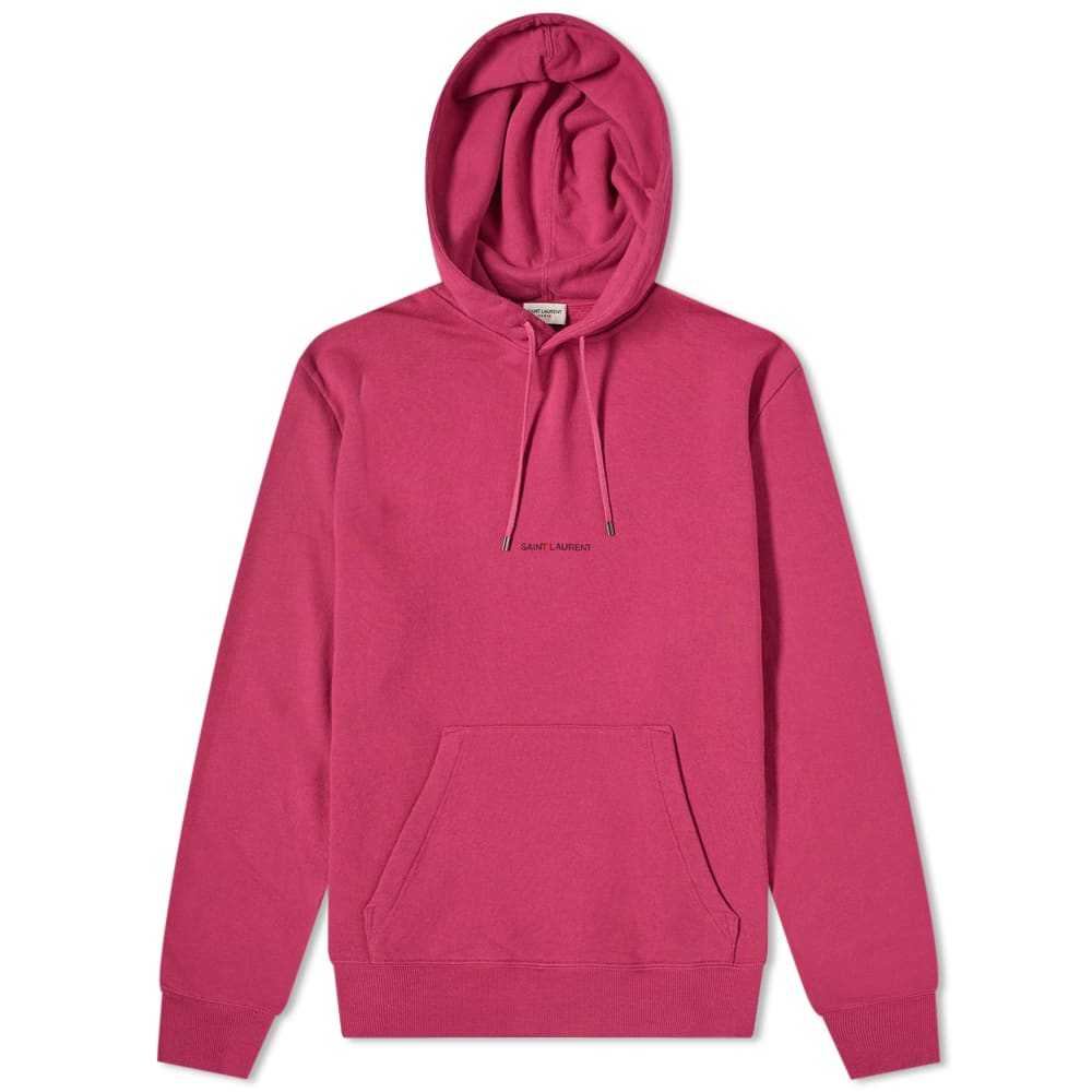 Sweatshirt Saint Laurent Archive Logo Hoody Rosa | 666166YBQZ2-6841, 0