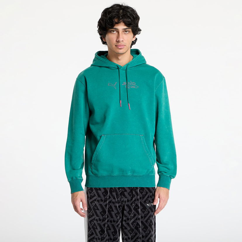Sweatshirt Puma Squid Game x Graphic Hoodie Grön | 62742786