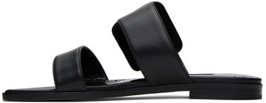 Tillbehör Manolo Blahnik Manolo Blahnik Tituba Leather Sandals Svart | 419-0691, 2