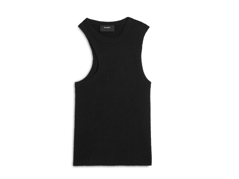 Linne AXEL ARIGATO Scoop Asymmetric Tank Top Svart | A2212002
