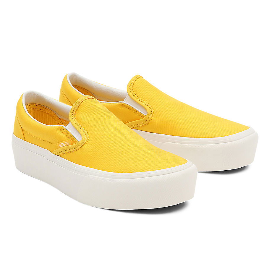 Sneakers och skor Vans Classic Slip-On Platform Gul | VN0A5KXBB10, 0