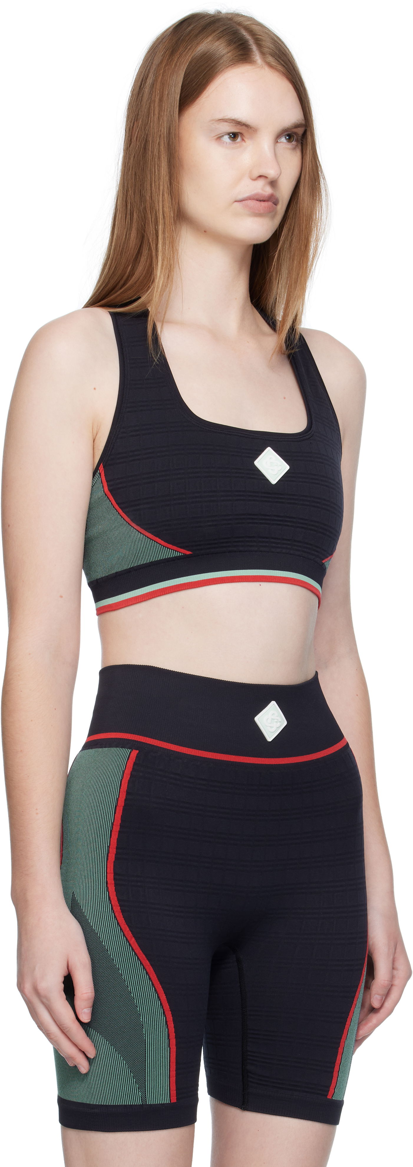 Behå Casablanca Casablanca Seamless Sports Bra Svart | WPF25-ACT-029-01, 1