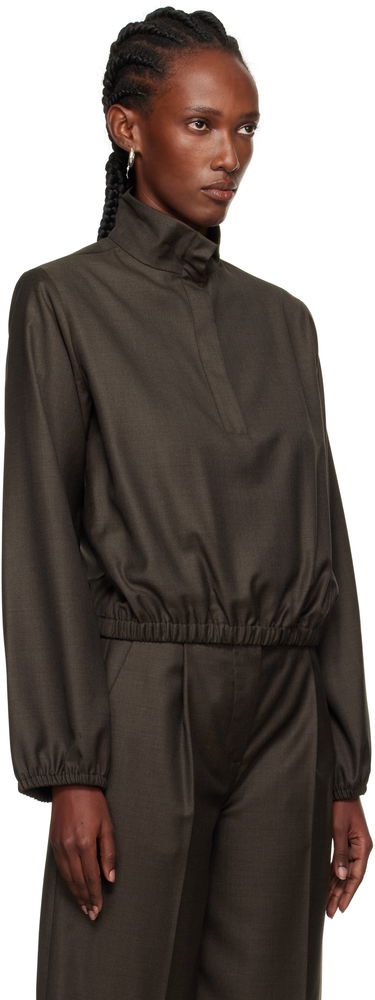 Jacka Loulou de Saison Zyla Stand Collar Blouson Jacket Svart | ZYLA, 4