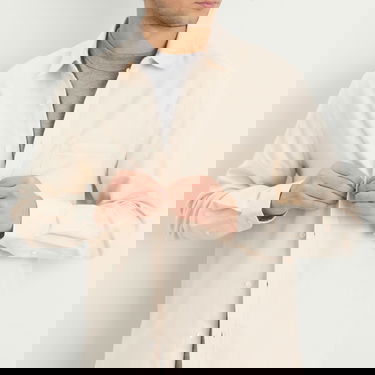 Skjorta Portuguese Flannel Portuguese Flannel Teca Flannel Shirt, Size Small Beige | AW25072-ECR, 5