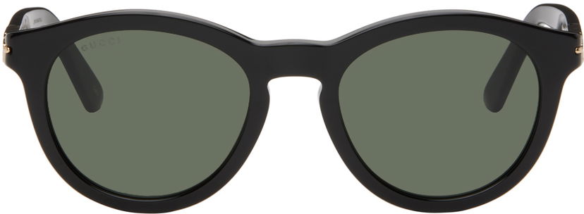 Solglasögon Gucci Gucci Black Round Sunglasses Svart | GG1501S-001
