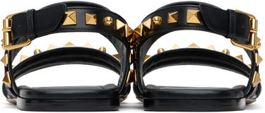 Kläder Valentino Valentino Garavani County Grape Embroidery Sandals Svart | 6W2S0LP2CQL, 1