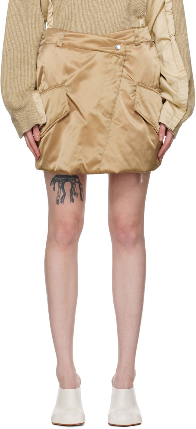 Kjol JW Anderson JW Anderson Padded Miniskirt Beige | SK0170-PG1535, 0