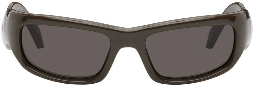 Solglasögon Balenciaga Hamptons Rectangle Sunglasses Brun | BB0320S-004