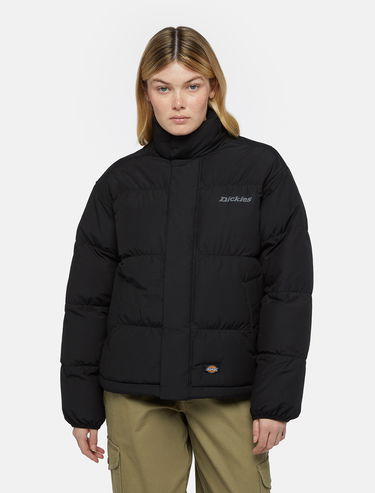 Pufferjacka Dickies Scobey Puffer Jacket Svart | 0A4Z36, 0