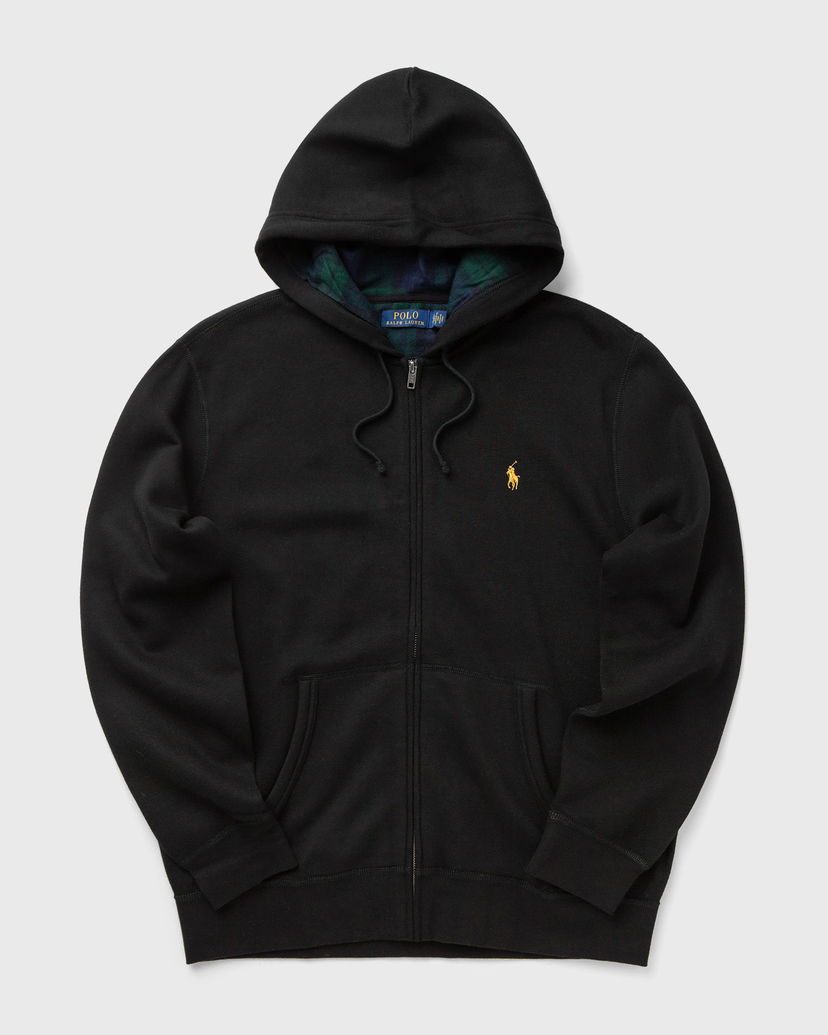 Sweatshirt Polo by Ralph Lauren Full-Zip Hooded Sweatshirt with Plaid Lining Svart | 710981467001