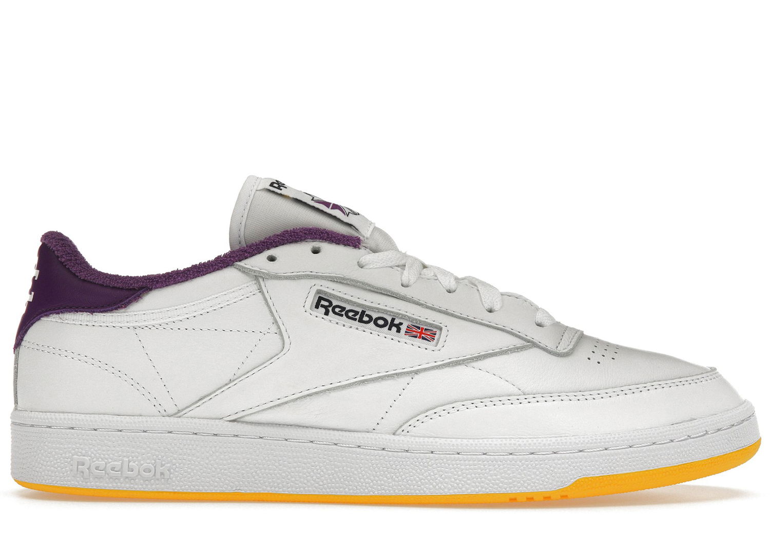 Sneakers och skor Reebok Club C 85 Eric Emanuel White Purple Yellow Vit | FY3411, 0