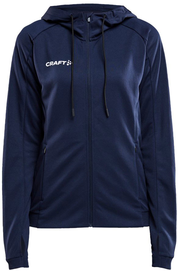 Sweatshirt Craft Evolve Hood Jacket With Zipper Mörkblå | 1910158-390000