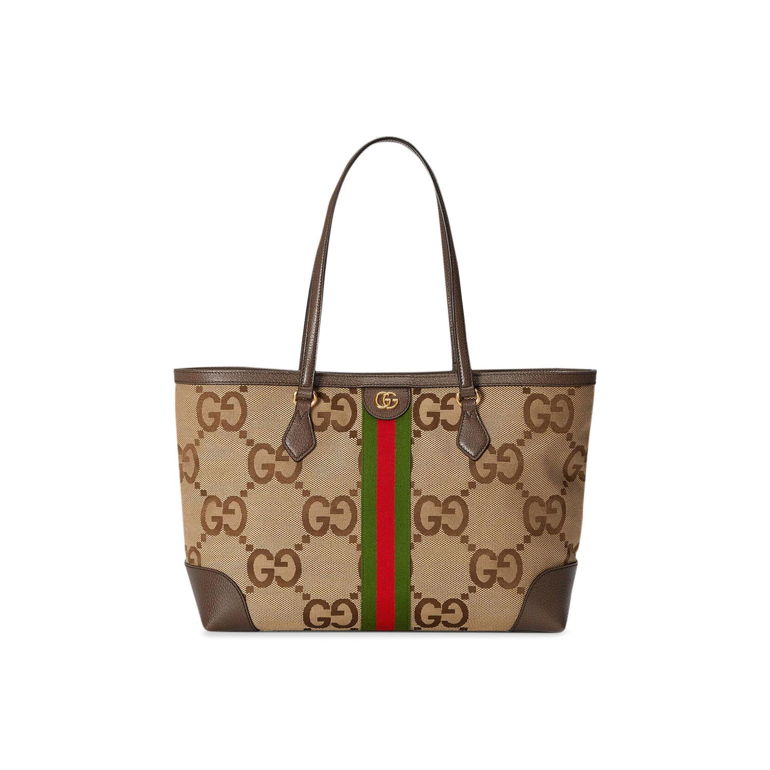 Tygpåse Gucci Ophidia Jumbo GG Medium Tote Brun | 631685 UKMDG 2570, 1