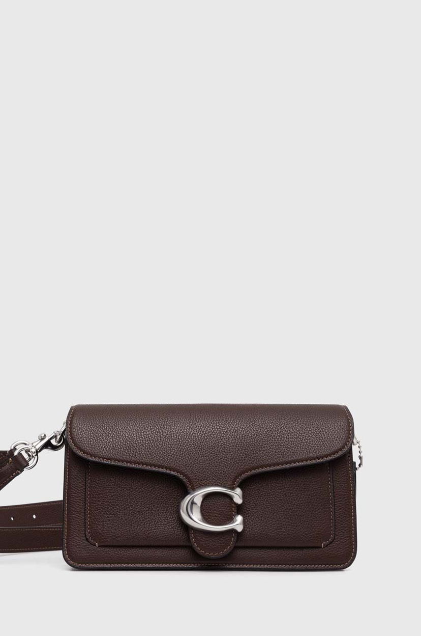 Handväska Coach Leather Handbag Brun | CH857