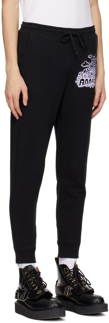 Träningsbyxor Anna Sui Anna Sui Mushroom Lounge Pants Svart | MT1023A40, 1