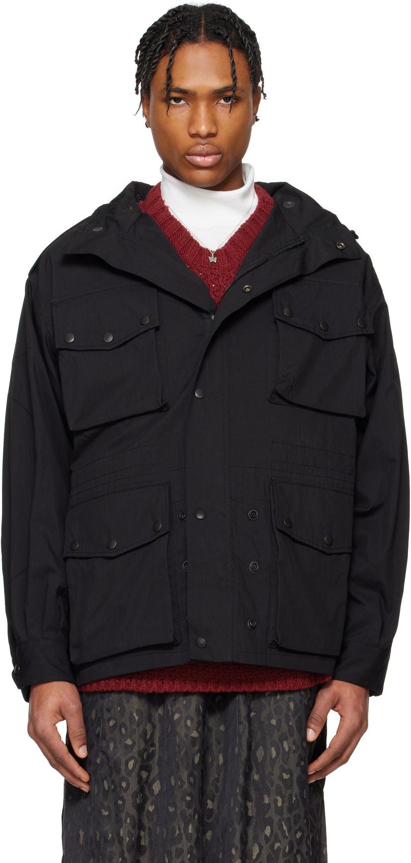 Parkas Needles NEEDLES Field Coat Svart | QV137