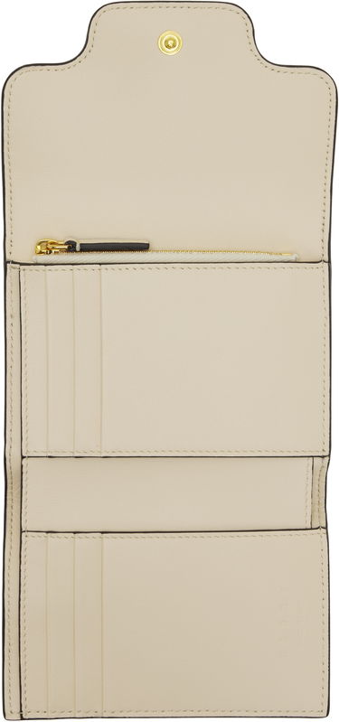 Plånbok Marni Marni Trunkaroo Trifold Leather Wallet Blå | PFMO0109U3 P6948, 2