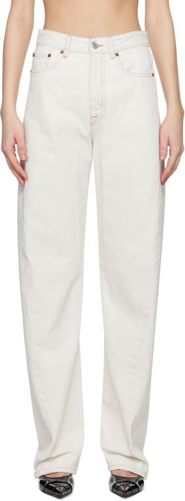 Jeans Maison Margiela MM6 Maison Margiela Contrast Stitch Jeans Vit | S62LB0184 M30018, 0