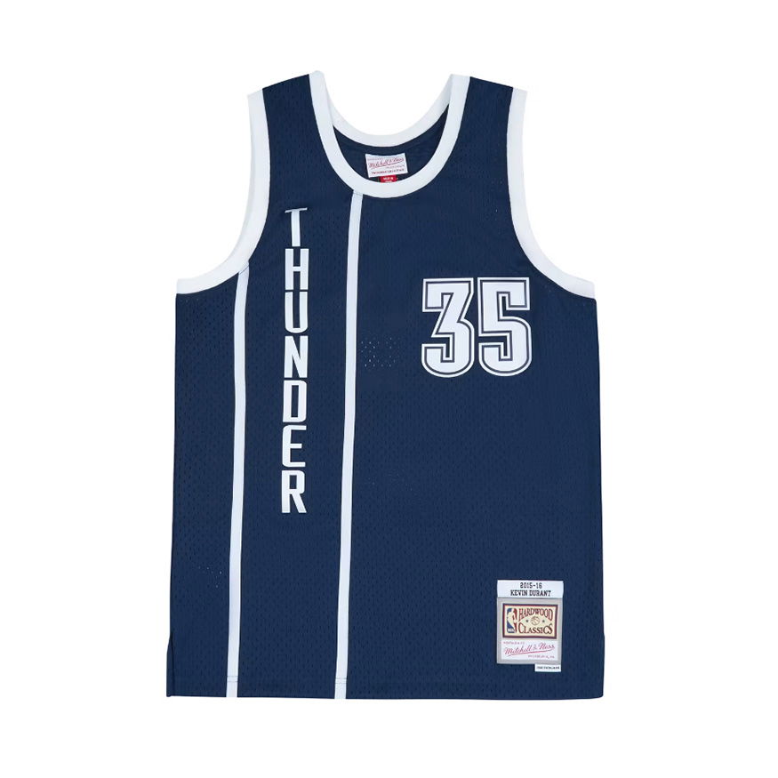 Jersey Mitchell & Ness NBA Oklahoma City Thunder Kevin Durant Alternate Jersey Mörkblå | SMJY4175-OCT15KDUASBL, 0