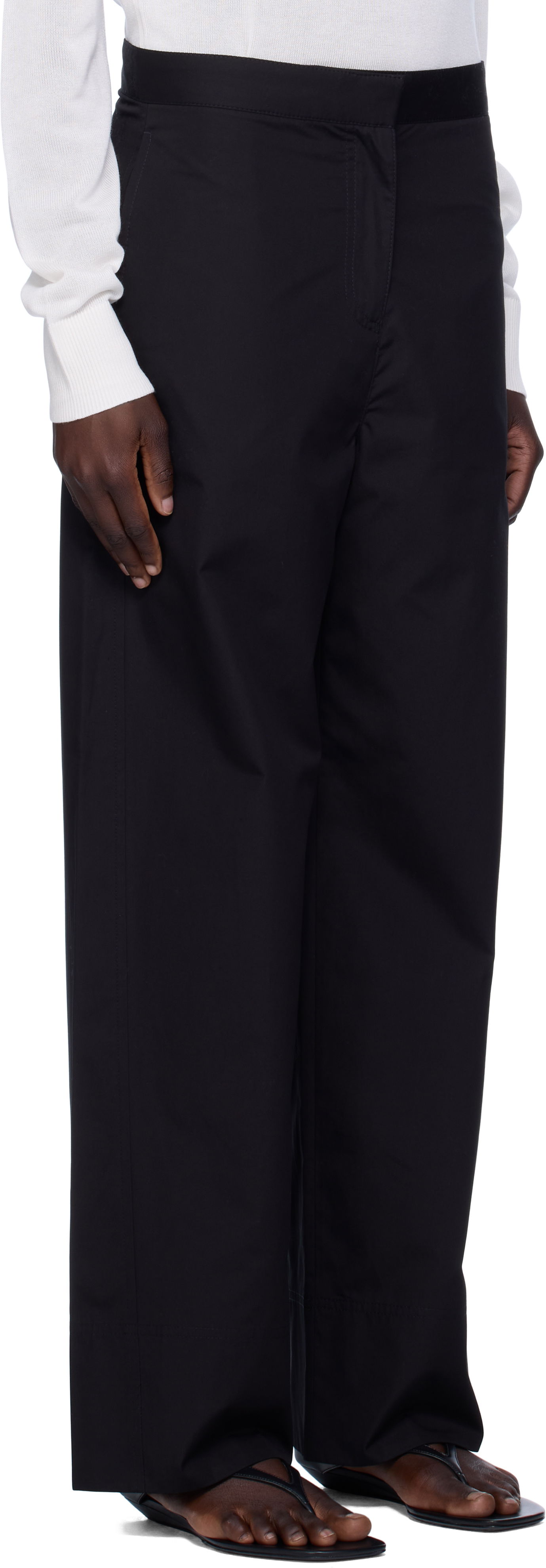 Byxor TOTEME TOTEME Twisted Seam Trousers Svart | 253-WRB0295-FB0226, 1