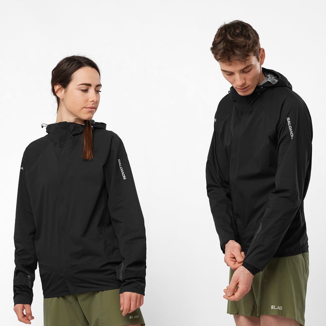Vindjacka Salomon S/LAB Ultra Lightweight Running Jacket Svart | LC2158600