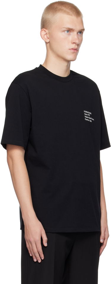 T-shirt FERRAGAMO Ferragamo Printed T-Shirt Svart | 777888, 1