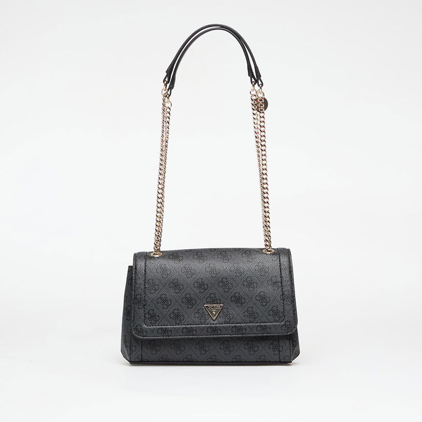 Handväska GUESS Guess Noelle II Convertible Crossbody Flap Bag Svart | HWBG9672210-CLO