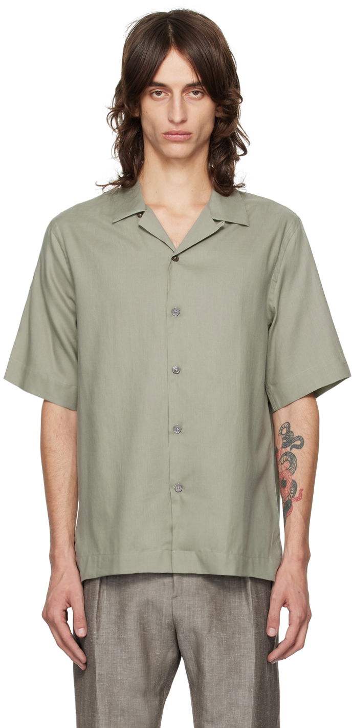 Skjorta Paul Smith Paul Smith Button-Down Shirt Grön | M1R-905U-N02417-34