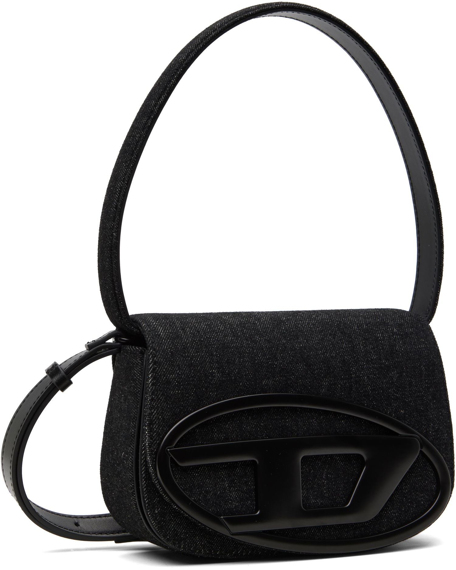 Handväska Diesel 1dr Denim Shoulder Bag Svart | X08396 P6901, 1