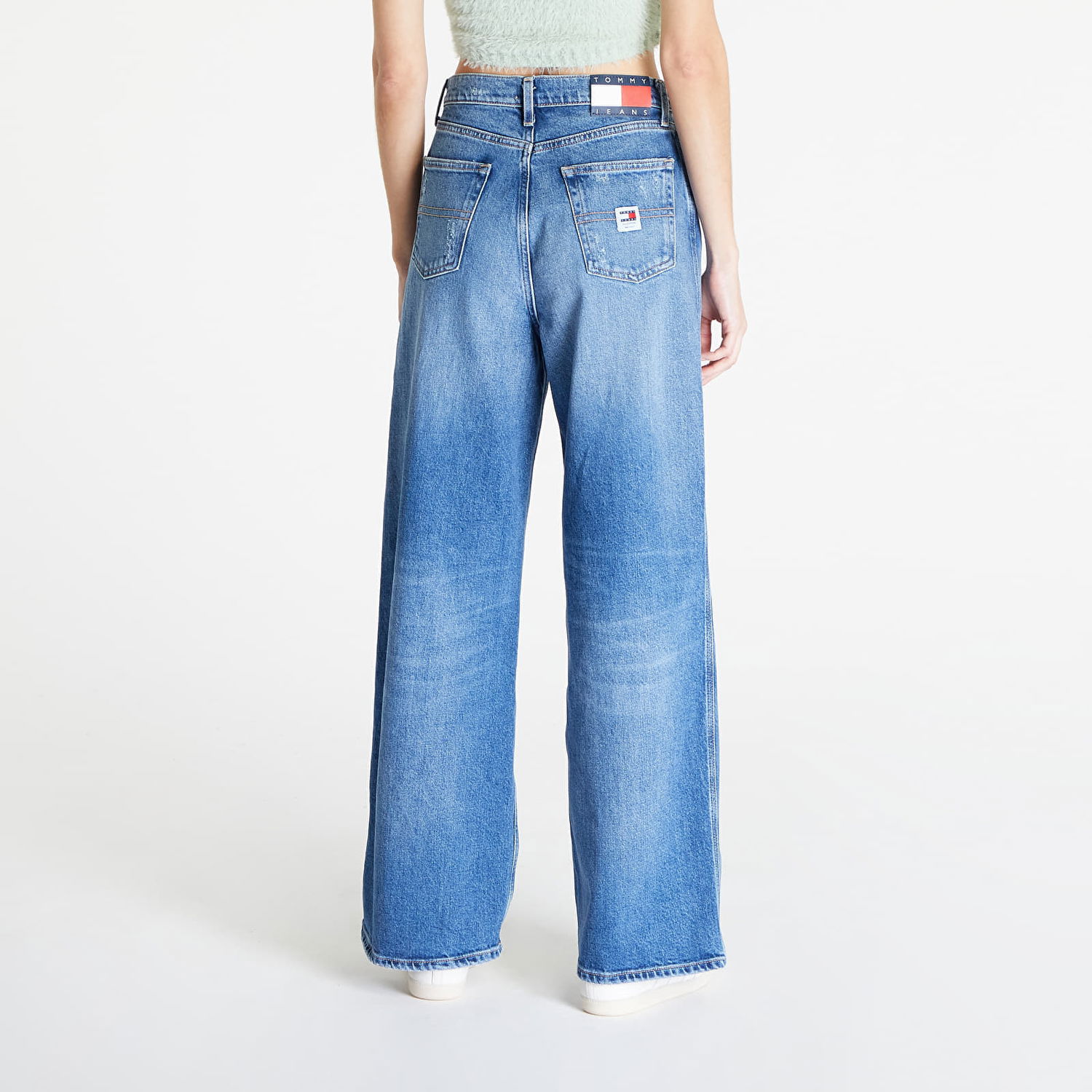 Byxor och jeans Tommy Hilfiger Tommy Jeans Claire High Wide Blå | DW0DW17608 1A5, 1