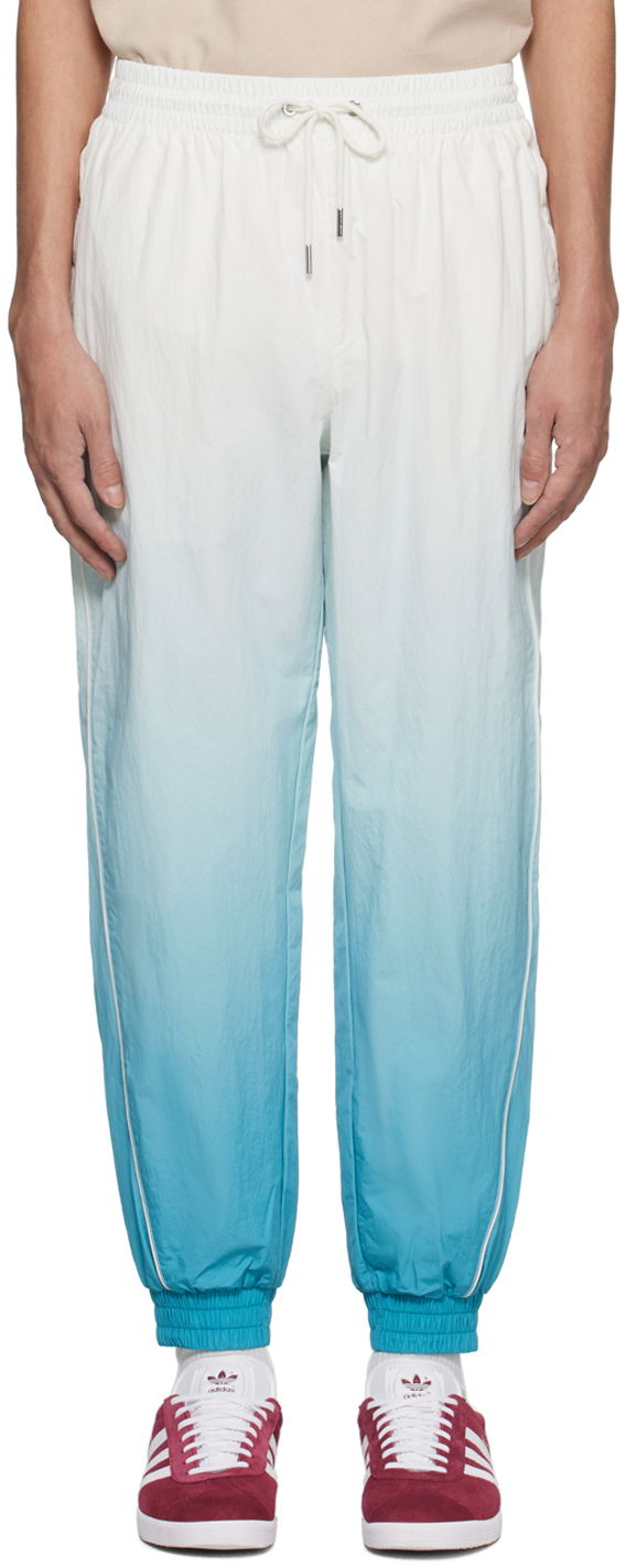 Träningsbyxor Tommy Hilfiger Tommy Jeans White & Blue Degrade Track Pants Turkos | DM18054 CV3