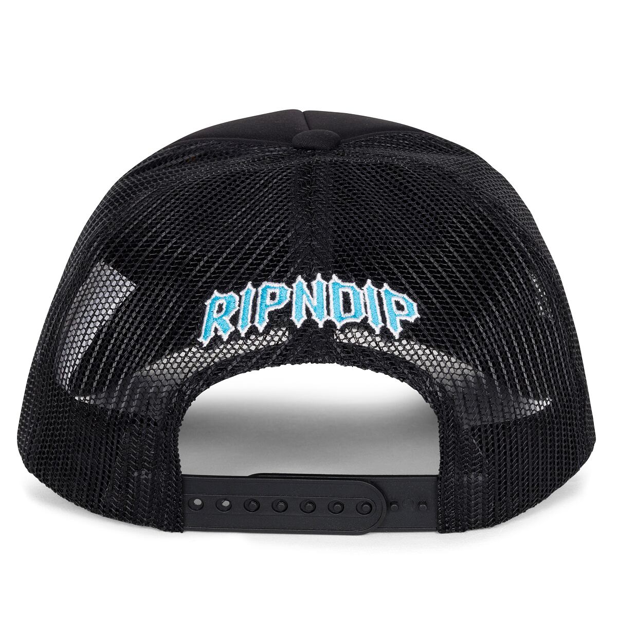 Hatt RIPNDIP Rip N Dip Skull And Bones Trucker Hat Svart | RNDSUM25223, 1