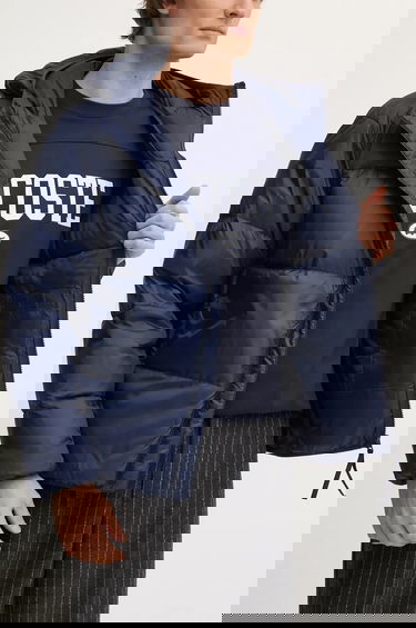 Pufferjacka Lacoste Hooded Winter Puffer Jacket with Embossed Back Design Mörkblå | BH2905, 6