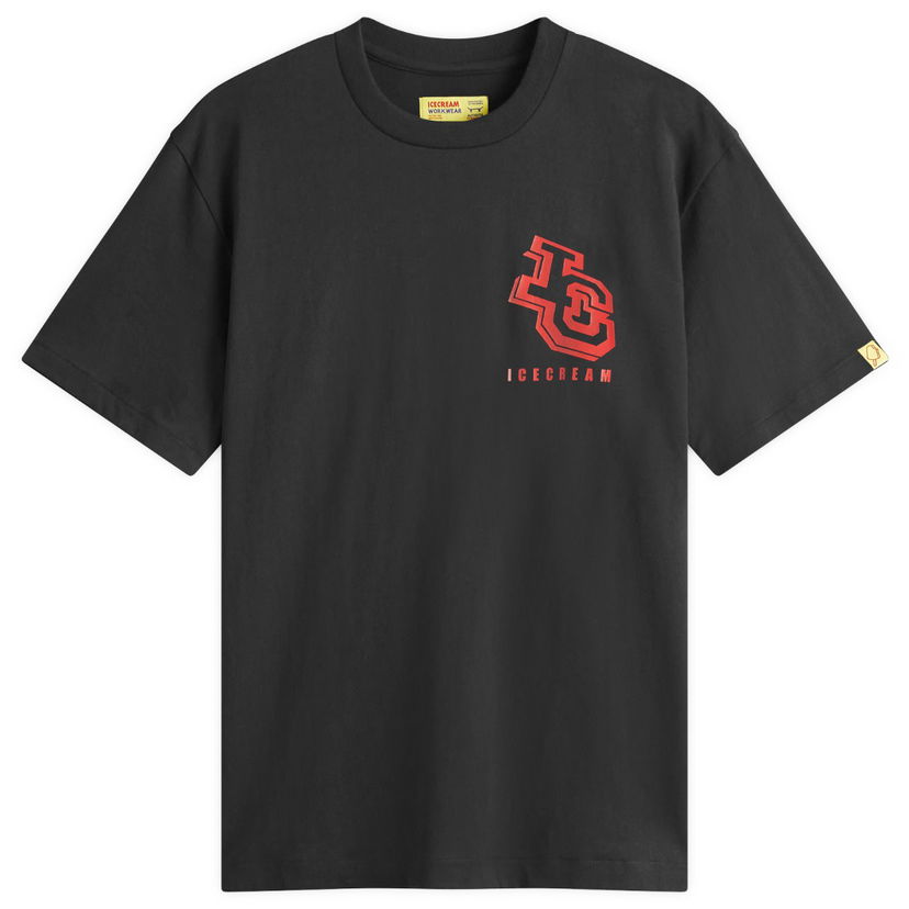 T-shirt BBC IceCream Workwear T-Shirt, Size Large Svart | ICW25109-BLK