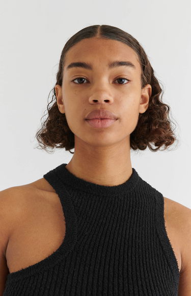 Linne AXEL ARIGATO Scoop Asymmetric Tank Top Svart | A2212002, 5